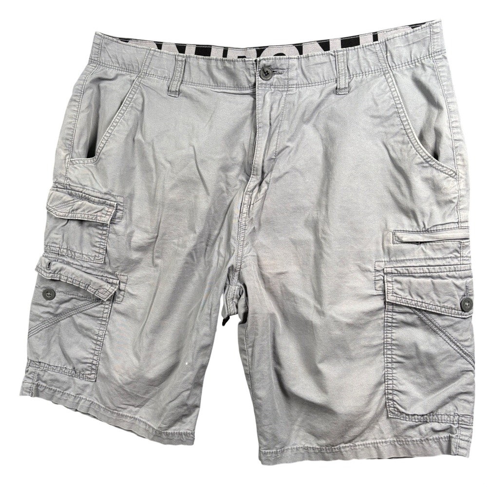 Iron Co Cargo Short Men 38 Tag 36 Gray Utility Tactical Gorpcore Hiking Workwear